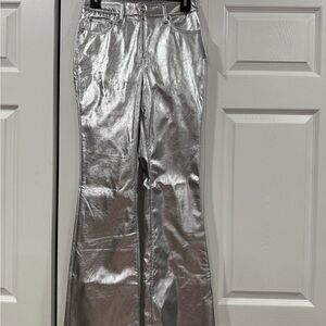 Love, Fire Shimmering Silver Skirt